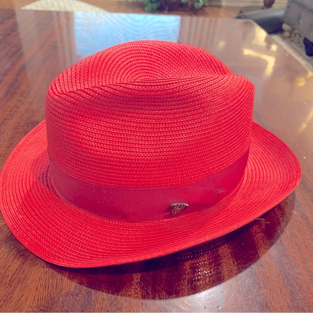 Vintage Dobbs New York RED Fedora